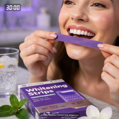 NALIXORA teeth whitening strips product features overview